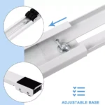 Base Móvil Universal Ajustable para Nevera y Muebles con Ruedas y Bloqueo - Imagen 2