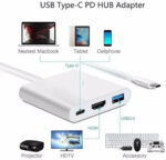 Adaptador Hub USB 3.1 Tipo C a HDMI 4K USB 3.0 y Puerto USB-C Dorado - Imagen 2