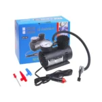 Compresor de Aire Portátil 250 PSI 12V para Automóvil con Boquillas Intercambiables