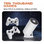 Proyector de Videojuegos Inalámbrico 2 en 1 Consola Portátil Inteligente X30 Max Android 1080p 4K - Imagen 4
