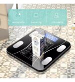 Báscula de Grasa Corporal Inteligente Bluetooth Recargable USB con Pantalla LCD y Vidrio Templado - Imagen 3