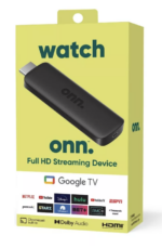 Dispositivo Streaming ONN Full HD con Google TV, Control por Voz y Chromecast Integrado