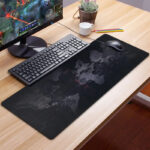 Mousepad Gamer XL 80x30 cm de 4 mm con Bordes Cosidos y Base Antideslizante