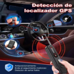 Detector de Cámaras Espía y Señales RF Portátil con Batería Recargable