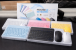 Kit de Teclado y Mouse Inalámbrico Multidispositivo Recargable Ultra Delgado