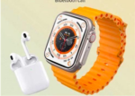 Combo Smartwatch + Audífonos Inalámbricos Bluetooth – Reloj Inteligente Deportivo y Auriculares Manos Libres - Imagen 2