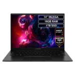 ASUS ZENBOOK UM3406HA-QD124 /AMD RYZEN 7-8840HS / SSD 1TB NVME M.2  G4 / RAM 16GB DDR5 /LED 14 2K /COLOR NEGRO