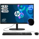 HP AIO 22-DG0011LA INTEL N100 / DISCO SSD 256GB /RAM 8GB DDR4/ LED 21.5 FHD /OS:FREEDOS/ NEGRO.