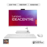 LENOVO IDEACENTRE AIO 3 / AMD RYZEN 5-7530U / SSD 512GB / RAM 8GB /  23.8 FHD /BLANCO