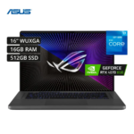 ASUS GU603W-G6.I74060 INTEL I7-13620H / SSD 512GB PCI / RAM 16GB DDR4 /  LED 16.0 / NVIDIA GEFORCE RTX 4060 8GB / COLOR GRIS - Imagen 5