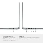 LENOVO IDEAPAD SLIM 3 15IAH8 / INTEL CORE I5-12450H / RAM 8GB / 512GB SSD / LED 15.6 FULL HD TOUCH / GRIS. - Imagen 5