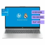 HP 15-FD0158LA INTEL CORE I5-1235 /SSD 512GB NVME M.2 /RAM 8GB DDR4 1X8  /LED 15.6 HD / COLOR PLEADO NATURAL. - Imagen 5