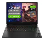 PORTATIL HP OMEN 16 GAMING LAPTOP 16-AP0053DX /AMD RYZEN 9 8940HX APU /1TB SOLID STATE DRIVE /32 GB SODIMM DDR5 /NVIDIA GEFORCE RTX 5060 / 16 2K - Imagen 5