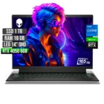 PORTATIL  DELL ALIENWARE X14 R2 INTEL CORE I7-13620H / SSD 512GB NVME / RAM  16GB DDR5/ NVIDIA GEFORCE RTX 4050 6GB / QHD 14 165HZ / BLANCO
