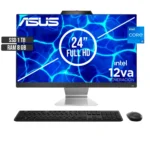 ASUS AIO A3402WBAK-BPC045M / INTEL CORE I5_1235U / SSD 512GB / RAM 8GB DDR4 / 23.8 FHD / FREEDOS / BLACK