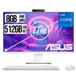 ASUS V470VAK-WPE0700 INTEL CORE I7-13620H / DISCO SSD 512GB / RAM 8GB  DDR5 / LED 27 FHD / COLOR BLANCO