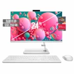LENOVO IDEACENTRE AIO 3 24ALC6 / AMD RYZEN 5-7430U / SSD 256GB / RAM 8GB DDR4 / LED 23.8 / BLANCO