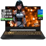 ASUS INTEL CORE I7-13620H/DISCO SSD 1TB / RAM 16GB DDR5/ NVIDIA GEFORCE RTX 4070 8GB /LED 15.6 FHD 144HZ/  FX507VI-F15.I74070/NEGRO