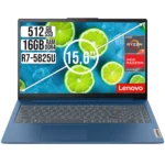 LENOVO IDEA PAD SLIM 3 15ABR8 AMD RYZEN 7 5825U / SSD 512GB / RAM 16GB  DDR5 ON BOARD/LED 15.6 FHD / COLOR AZU