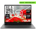 ASUS M3607HA-RP111 / AMD RYZEN 9 270 / SSD 512 GB PCIEG4 / RAM 16 GB (ON  BD.) DDR5 / LCD 16