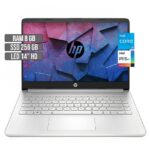 HP 14-DQ2519IA INTEL CORE I5-1135G7 / DISCO SSD 256GB / RAM 8GB DDR4 / LED  14 FHD / COLO SILVER